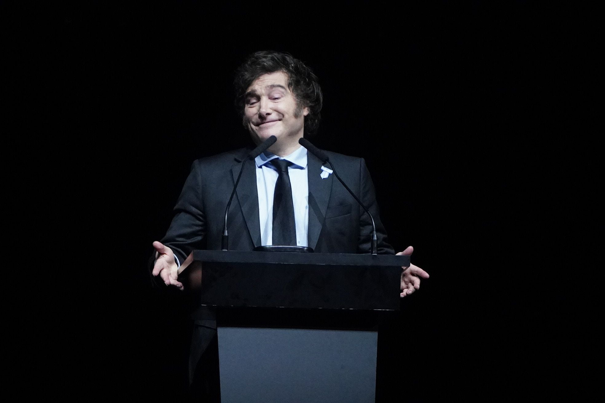 Presentación libro de Javier Milei en el Luna Park