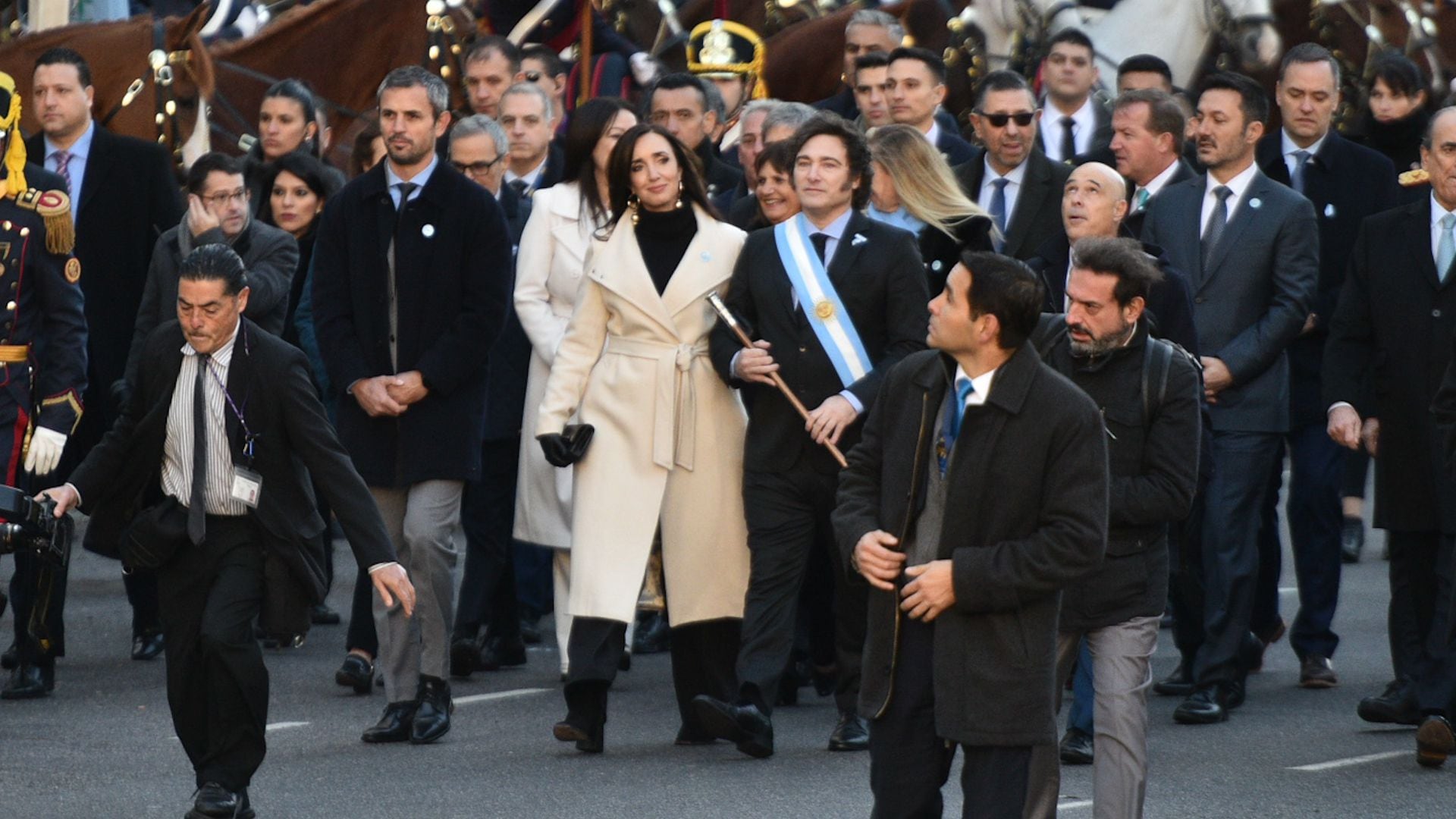 Javier Milei llega a la Casa Rosada - Tedeum 25 de mayo portada