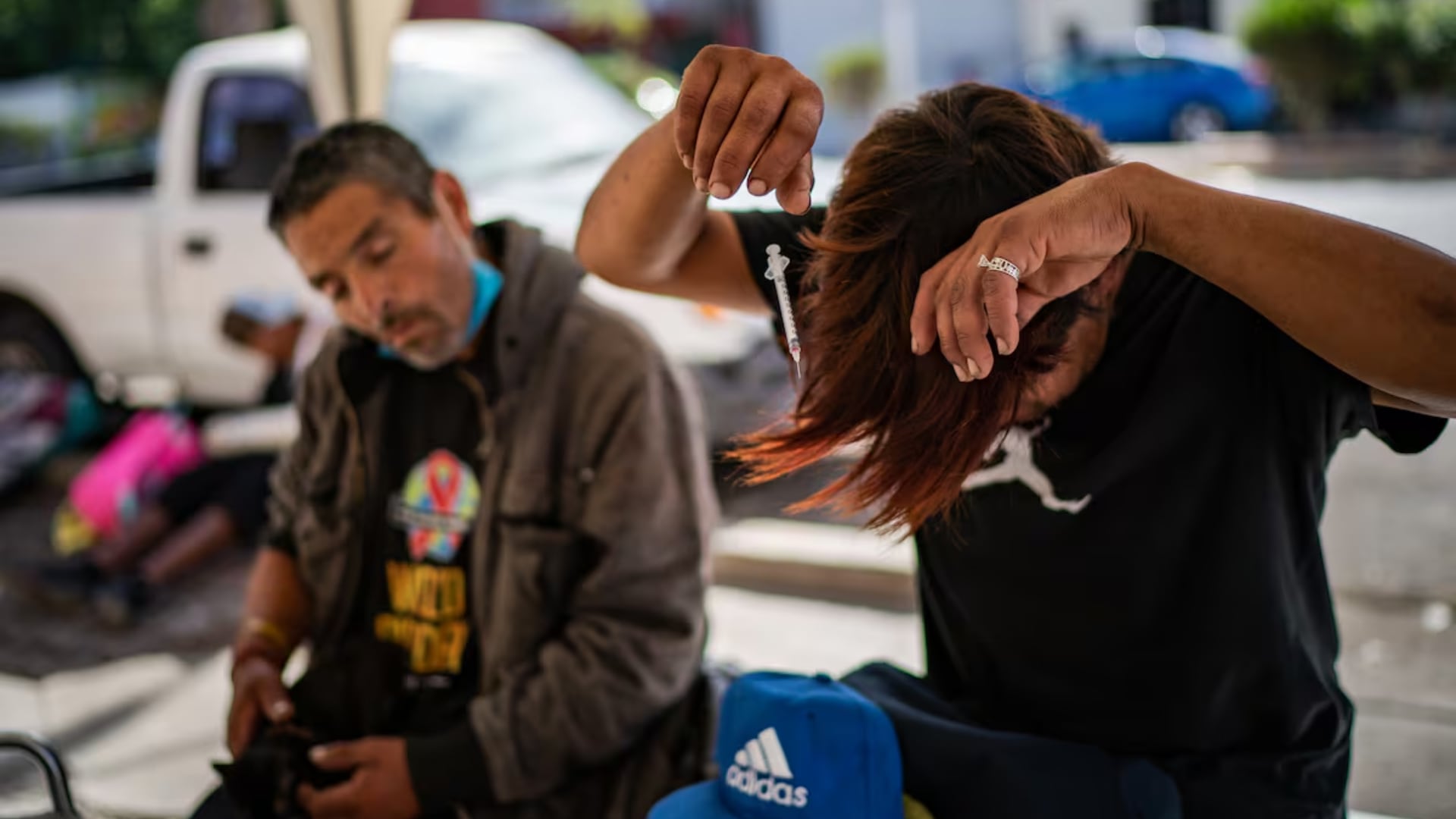 Adictos al fentanilo en Tijuana, ciudad fronteriza con EE. UU