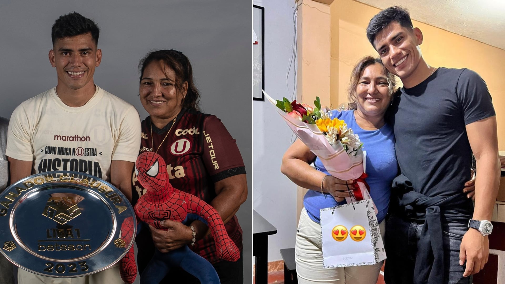 José Rivera es el rostro de la garra de Universitario y desde niño ayuda a su mamá a vender frutas.