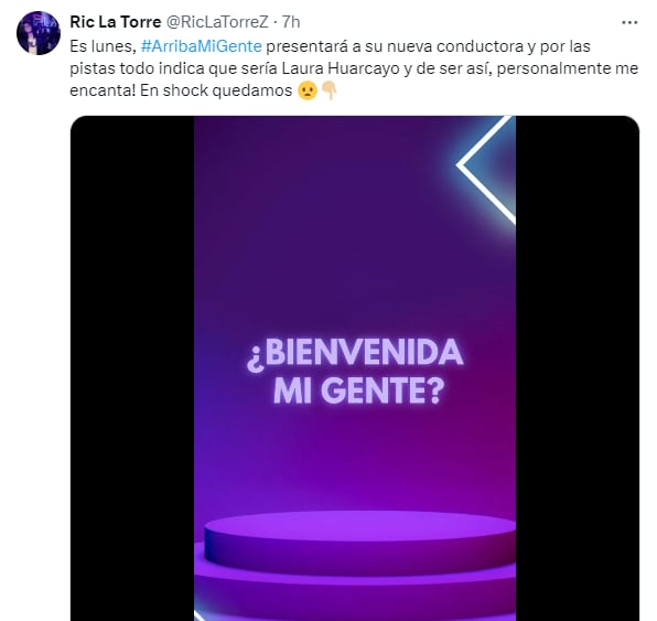 Laura Huarcayo sería la nueva conductora de 'Arriba Mi Gente'.