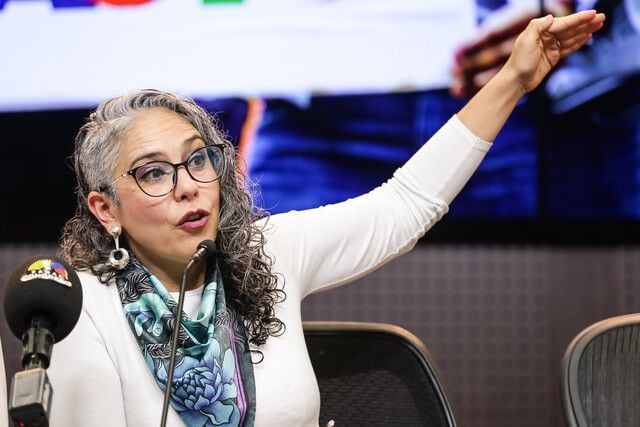 María José Pizarro invitó a la ciudadanía de Bogotá sobre si es justo que solo la capital tenga racionamiento de agua - crédito Colprensa