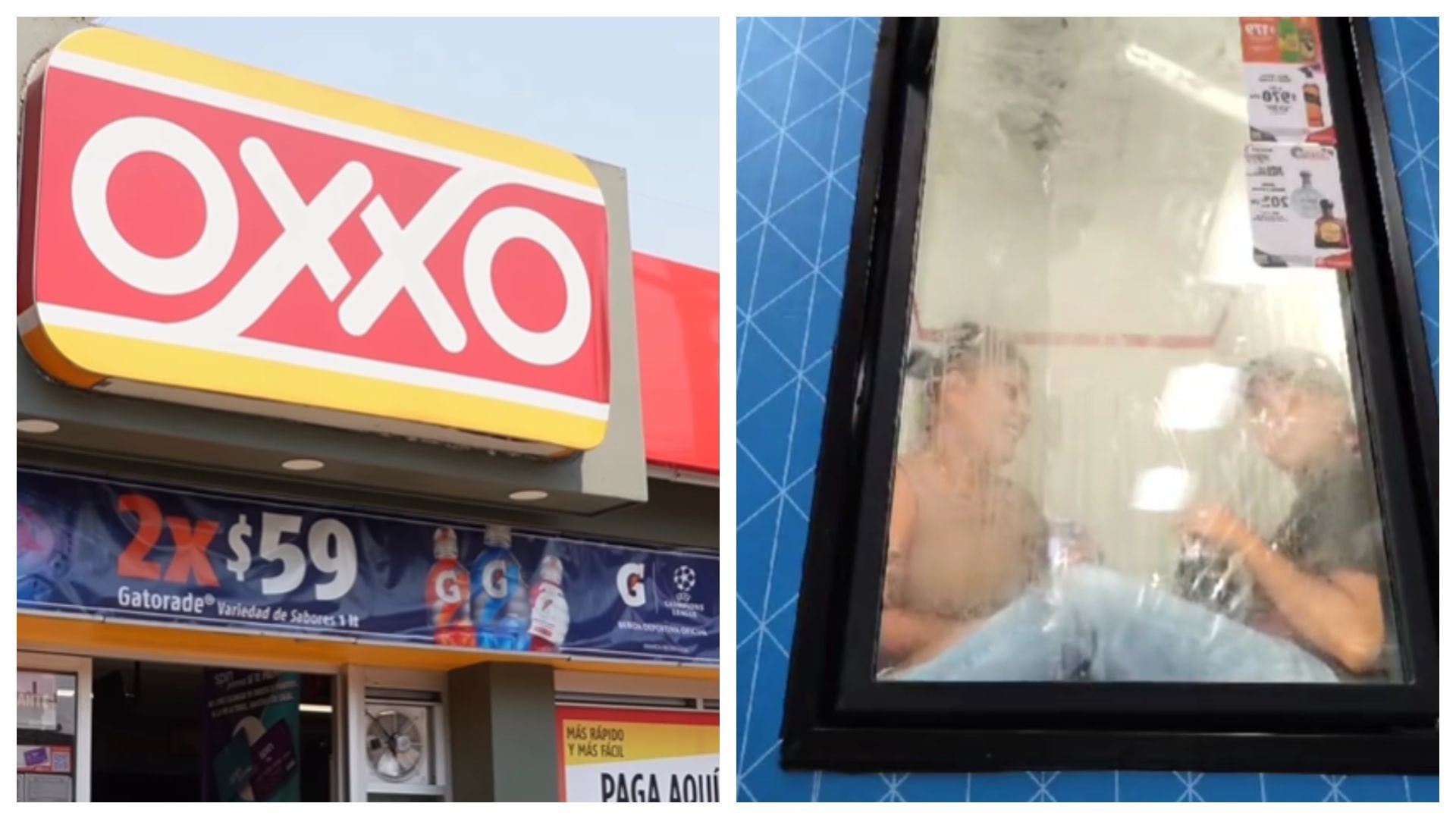 pareja refri oxxo -México- 31 mayo