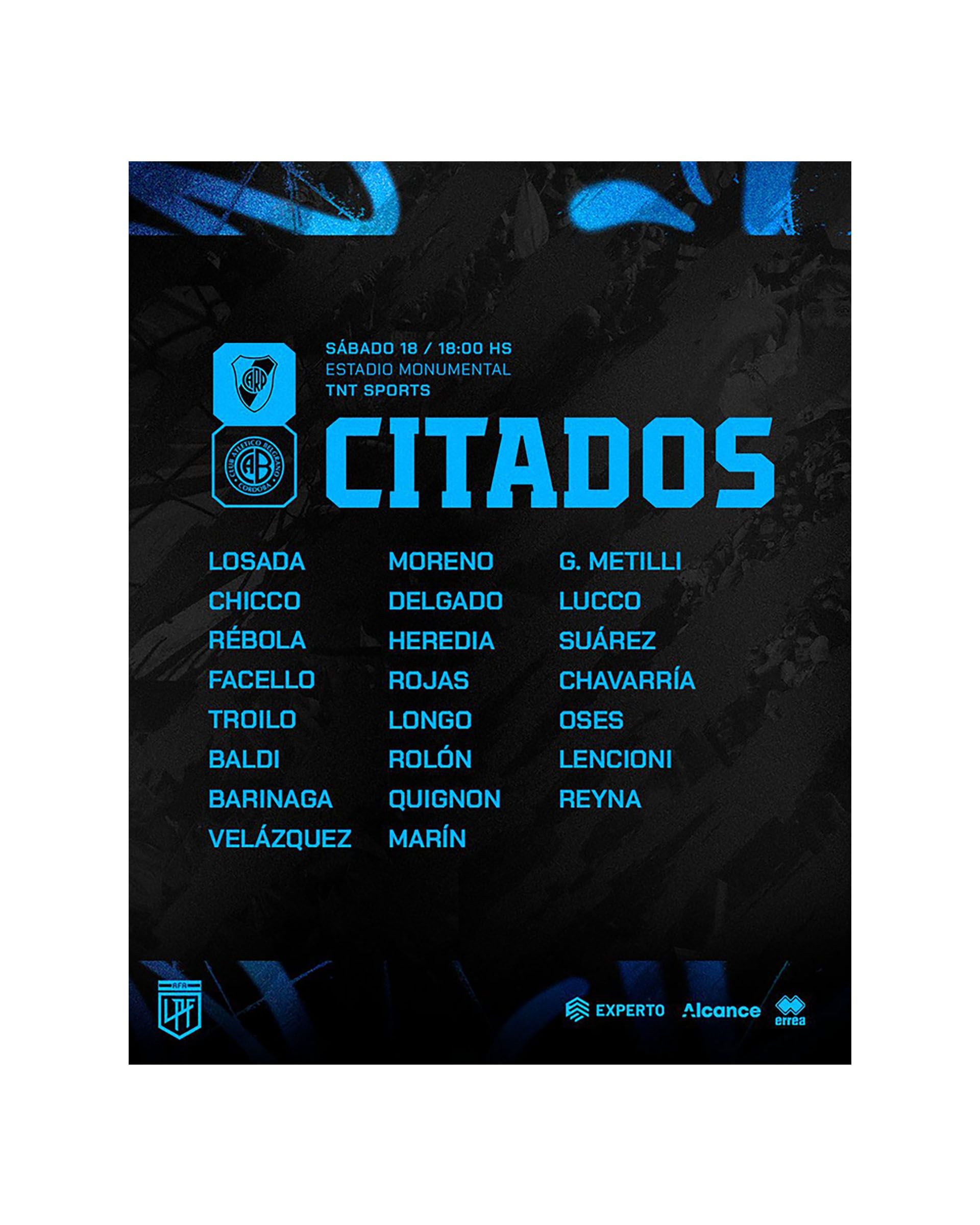 Convocados Belgrano