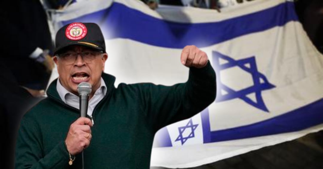 El presidente Gustavo Petro ha calificado las acciones de Israel en Gaza como un genocidio - crédito Lina Gasca/Colprensa y Fernando Vergara/AP - Montaje Infobae