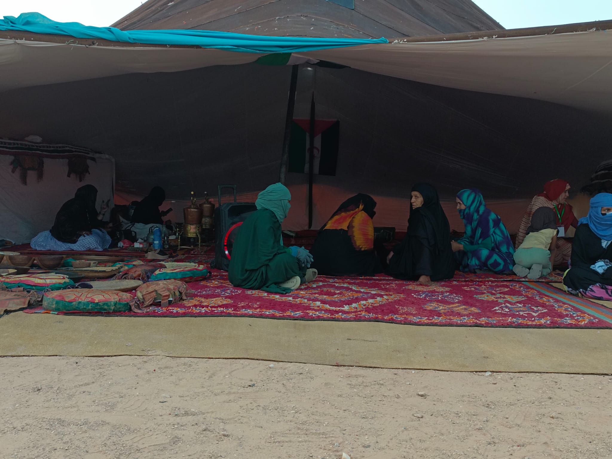 Campo de refugiados de Ausserd, cerca de Tinfuf, en Argelia. (María García Arenales)