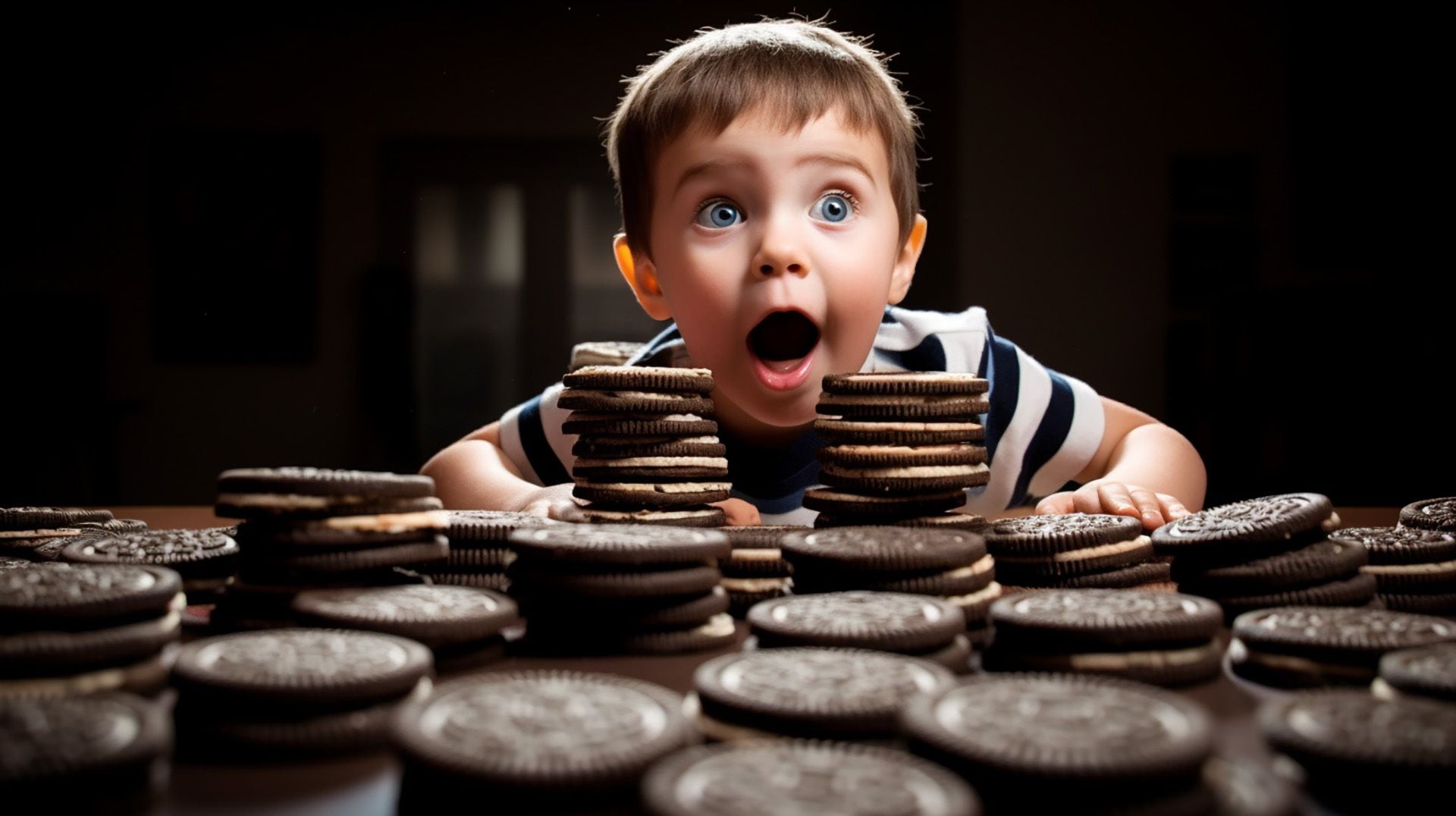 Oreo, Galletitas, galletas dulces, comida chatarra, Alimentos procesados, comida rápida - visualesIA