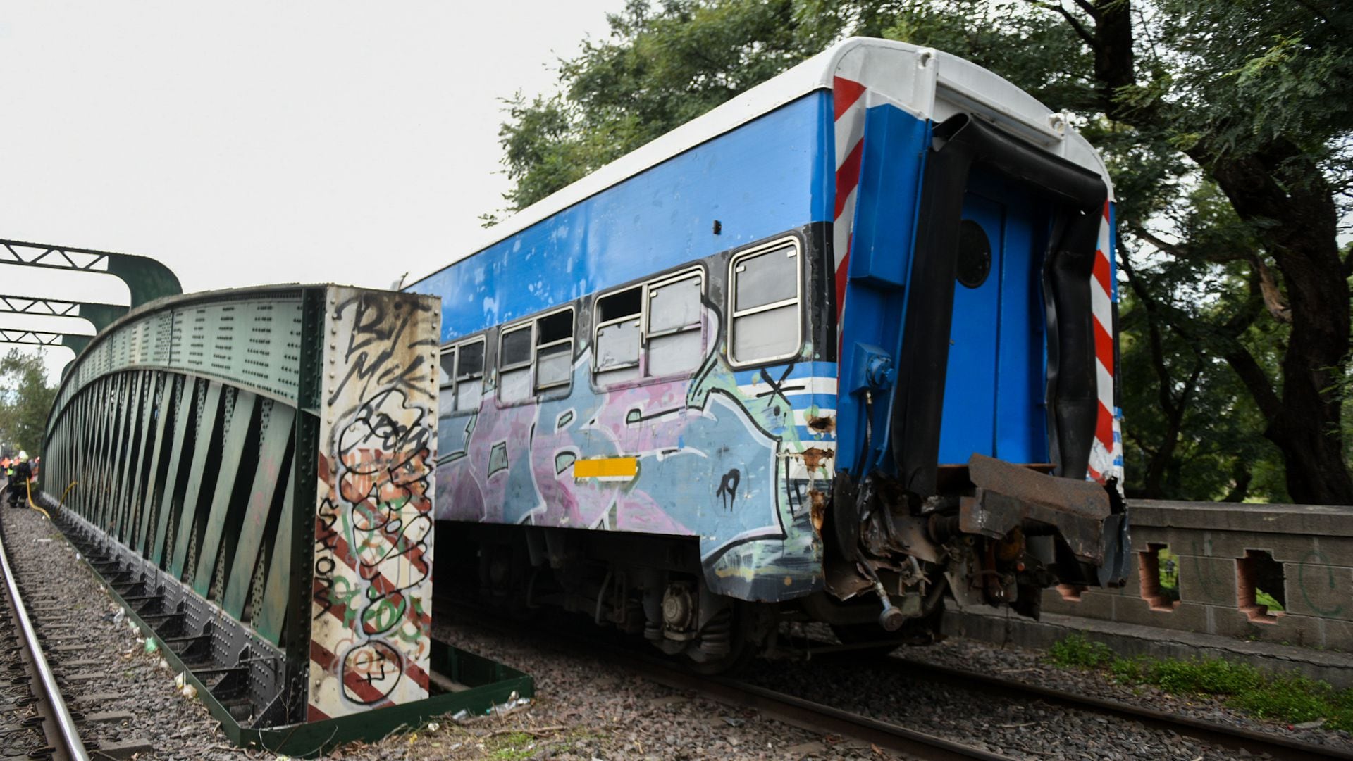 choque de trenes en Palermo