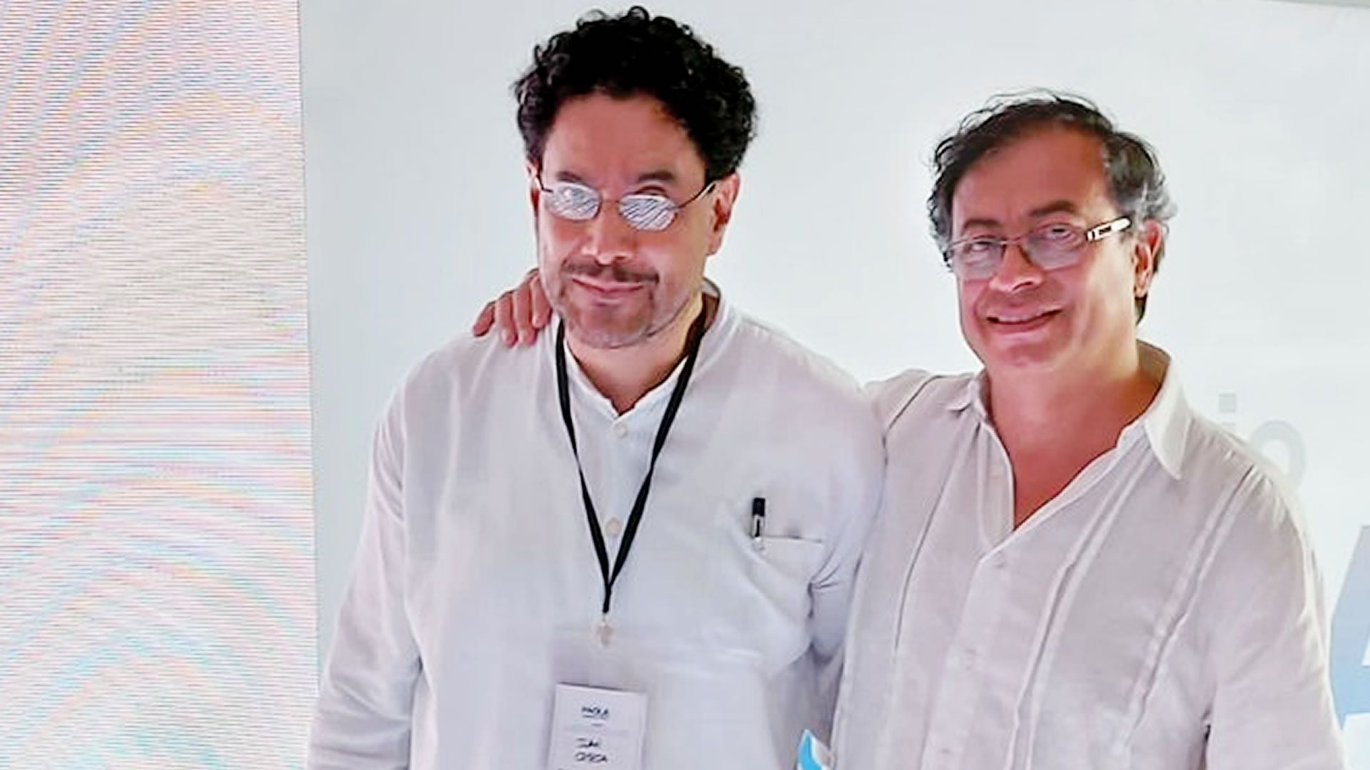 Congresistas de Colombia - Iván Cepeda y Gustavo Petro. Imagen tomada de twitter.