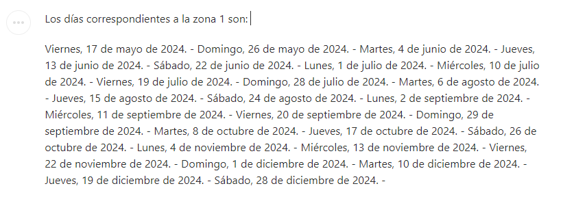 Fechas del corte del suministro de agua potable en la zona 1 - crédito Infobae