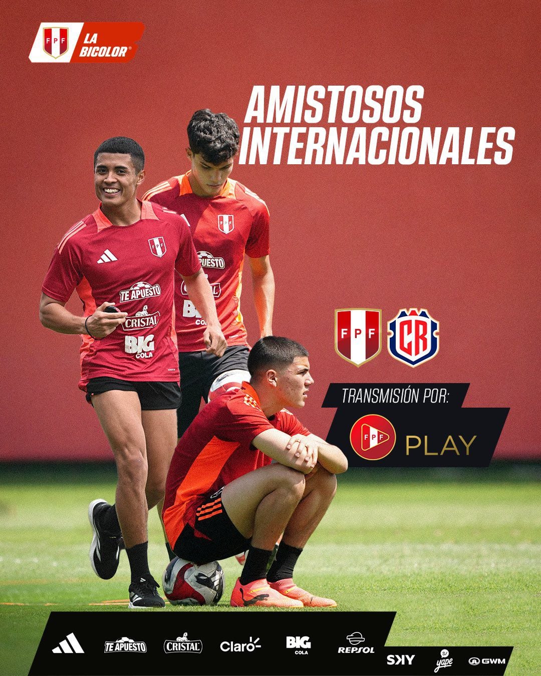 Canal gratuito para ver el Perú vs Costa Rica por amistoso Sub 20.