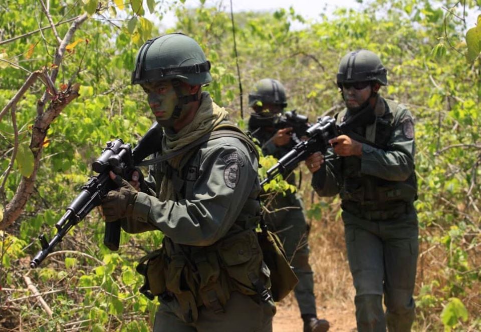 Militares del Ejército venezolano