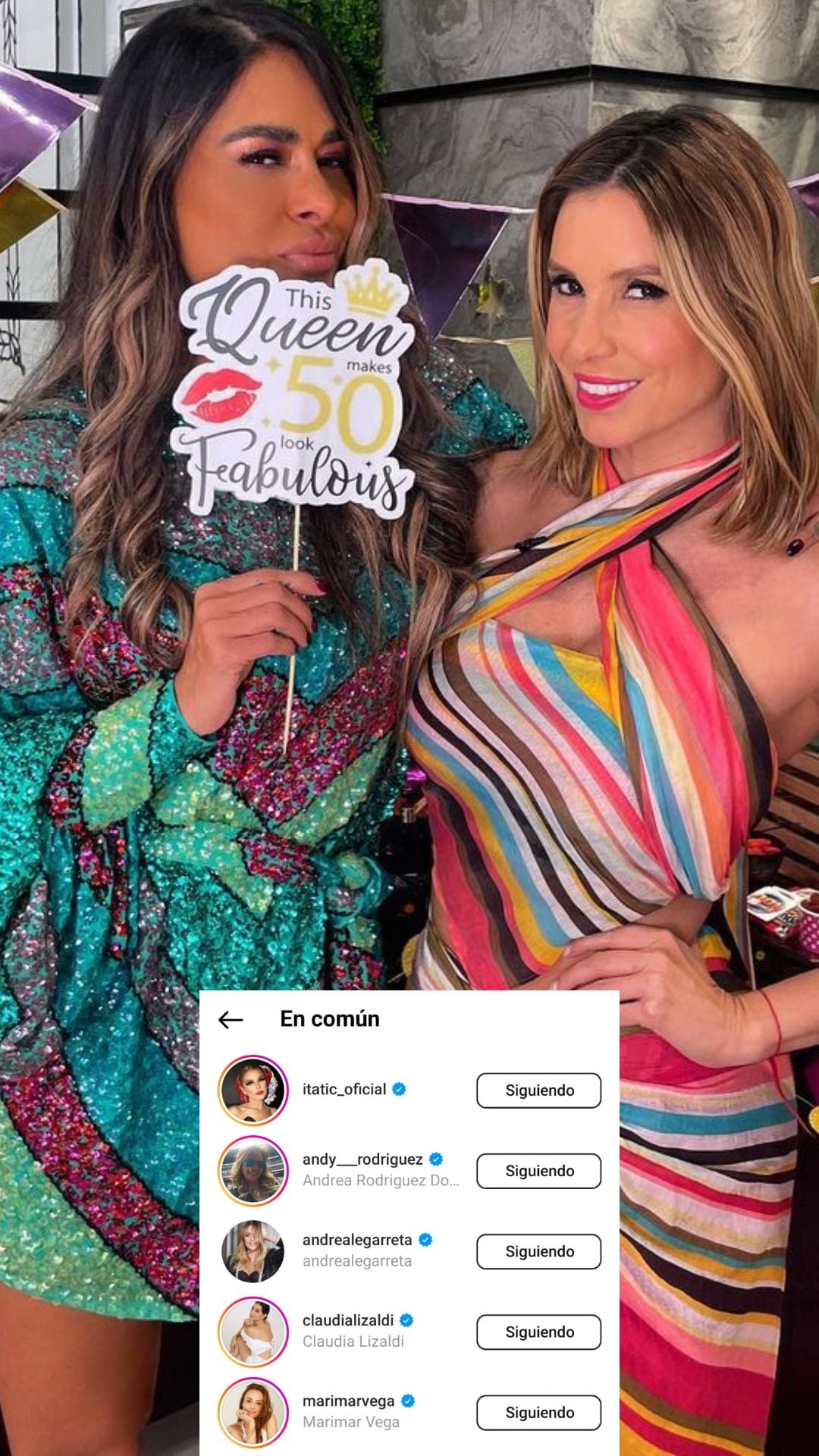 La fuerza que adquirió en redes sociales la supuesta discusión entre Galilea Montijo y Andrea Rodríguez, hizo que usuarios de redes sociales indagaran y descubrieran que la jalisciense no sigue a Rodríguez en Instagram.
