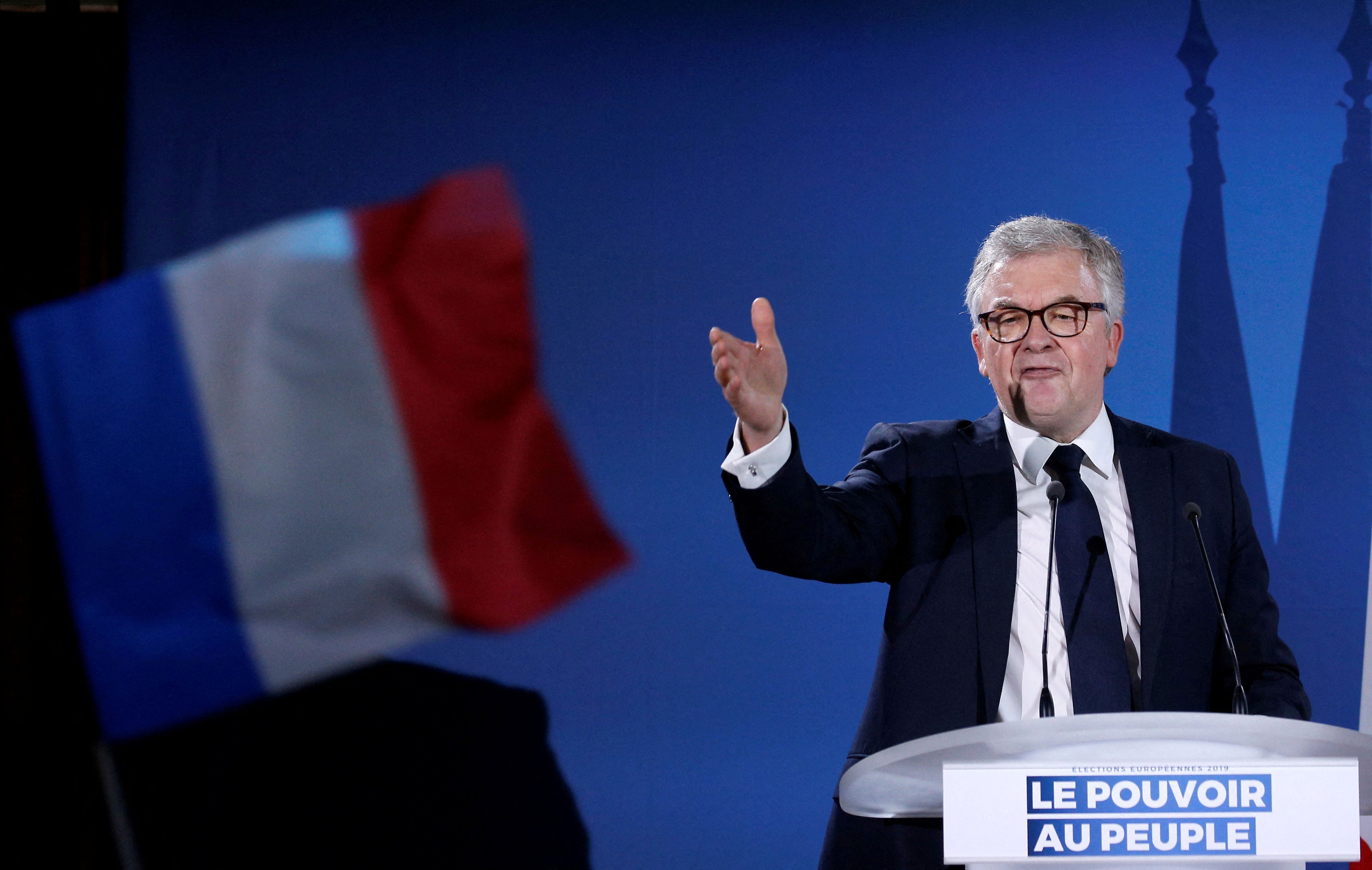 Jean Paul Garraud de la Agrupación Nacional (RN) (REUTERS/Stephane Mahe/File Photo)