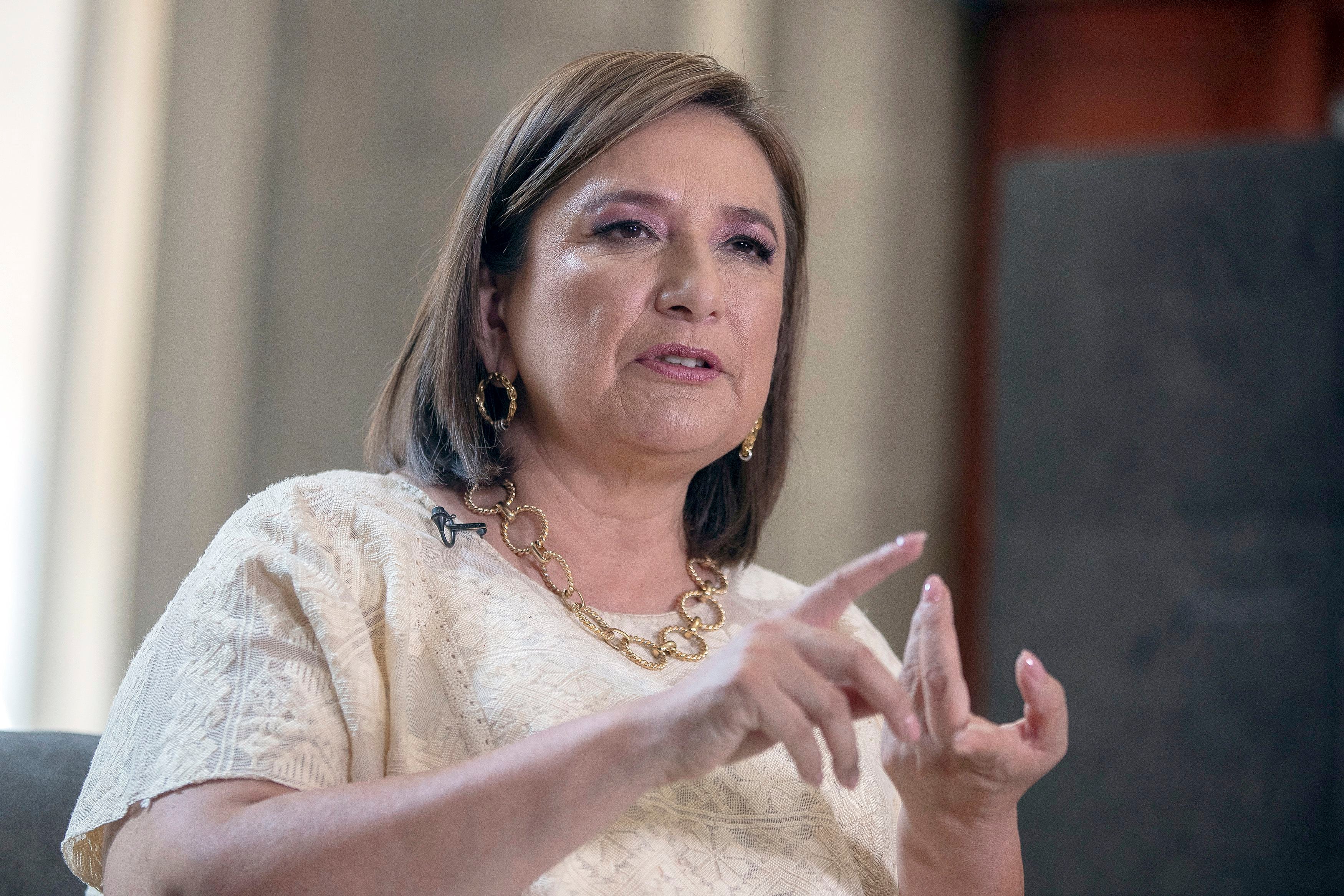 Xóchitl Gálvez cerró su campaña el pasado domingo 19 de mayo, cuando participó en la marcha Marea Rosa. EFE/Isaac Esquivel
