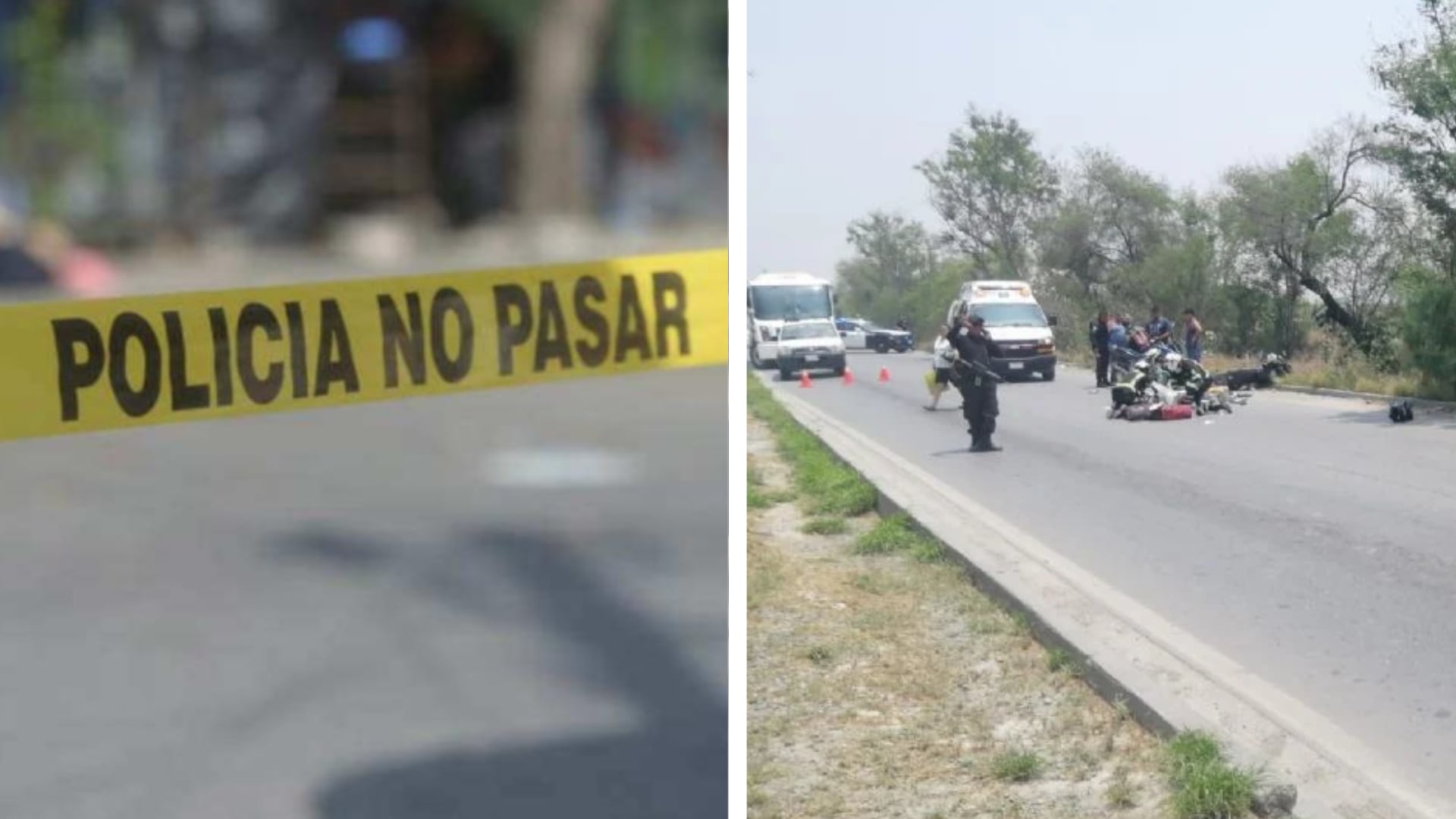 Fallecen 2 motociclistas tras accidente en Nuevo León