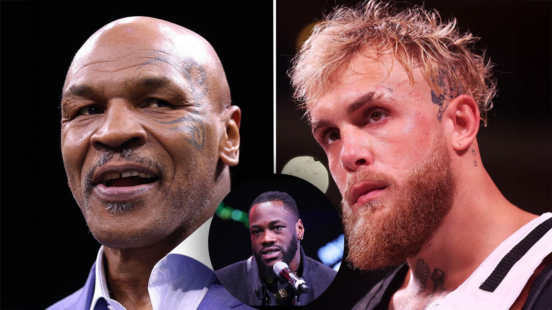 Mike Tyson, Jake Paul y Deontay Wilder - portada