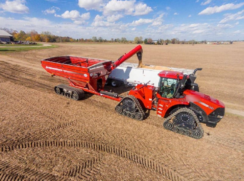 Ruedas de tractor oruga para que no haya deslizamiento de la máquina