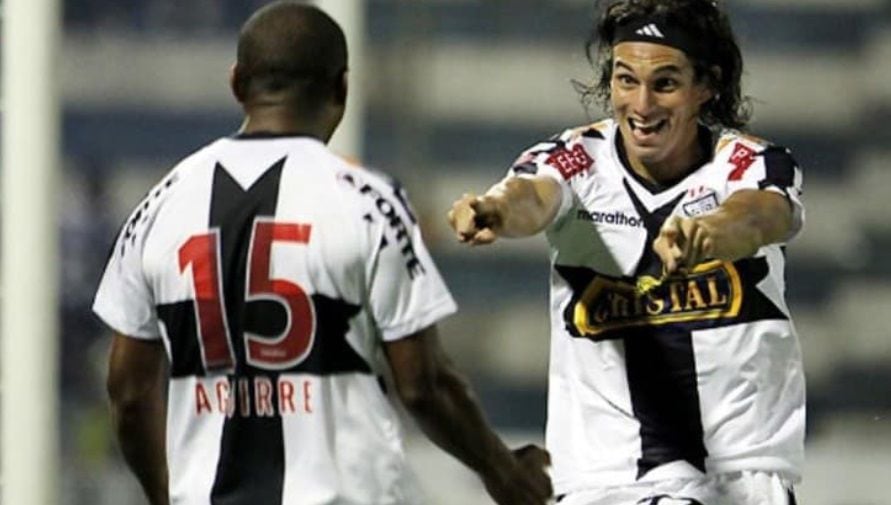 Wilmer Aguirre y José Carlos Fernández con Alianza Lima en la Copa Libertadores 2010. (Internet)