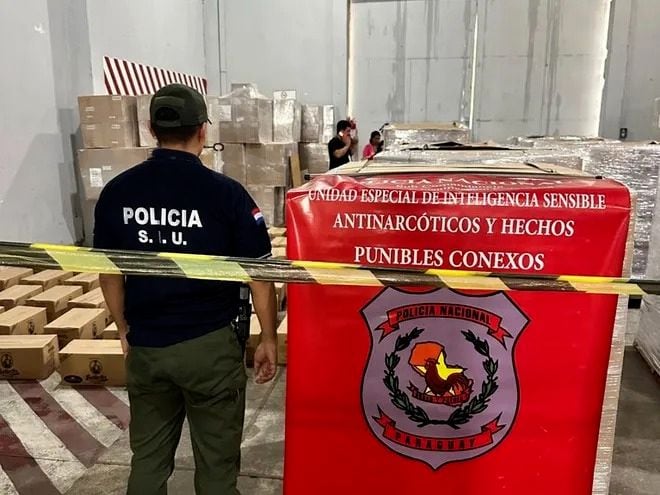 Interceptaron en Paraguay un cargamento de cocaína que tenía como destino Europa