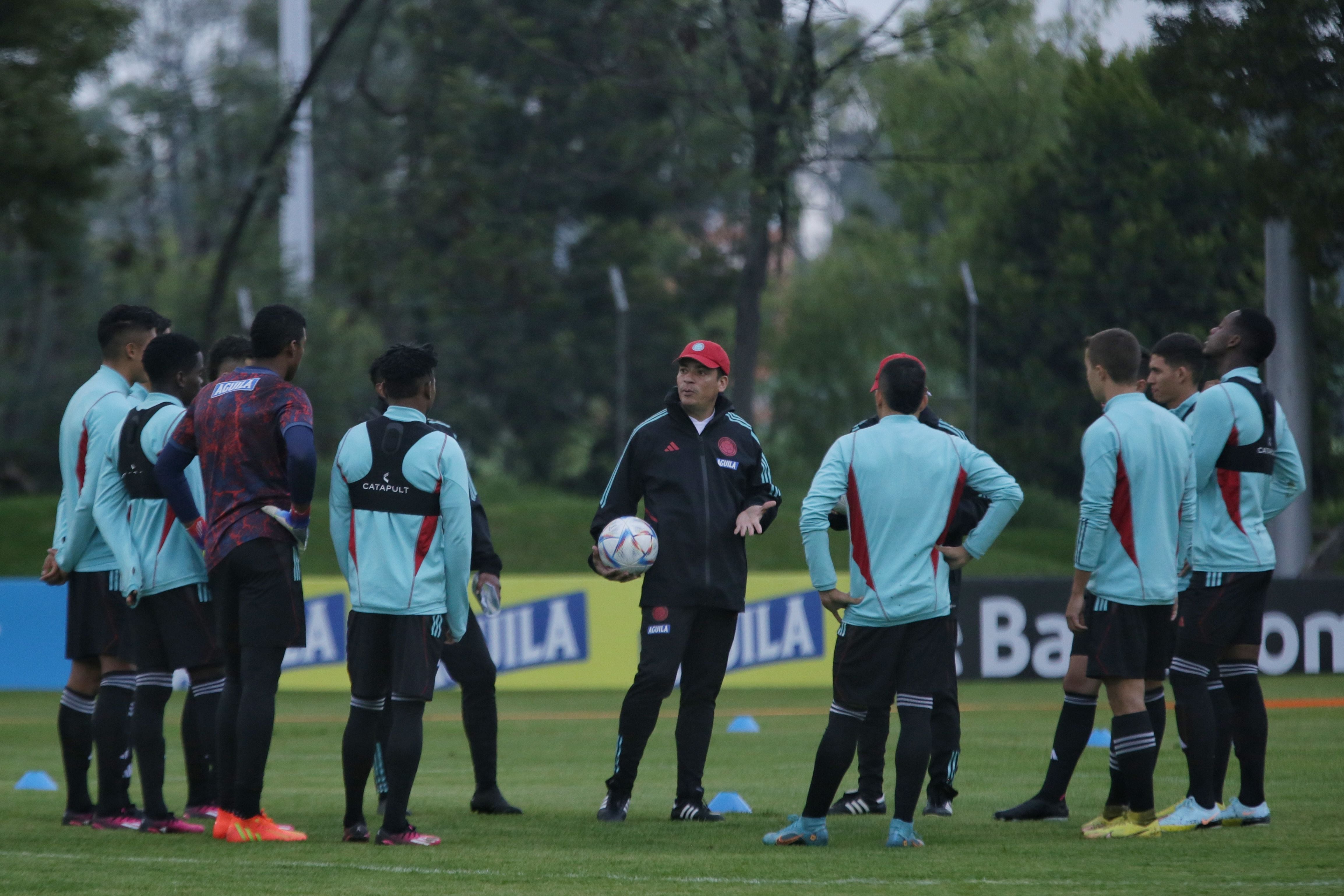 En la foto: Héctor Cárdenas, Director Técnico Selección Colombia Sub 20. (Colprensa - Camila Díaz)