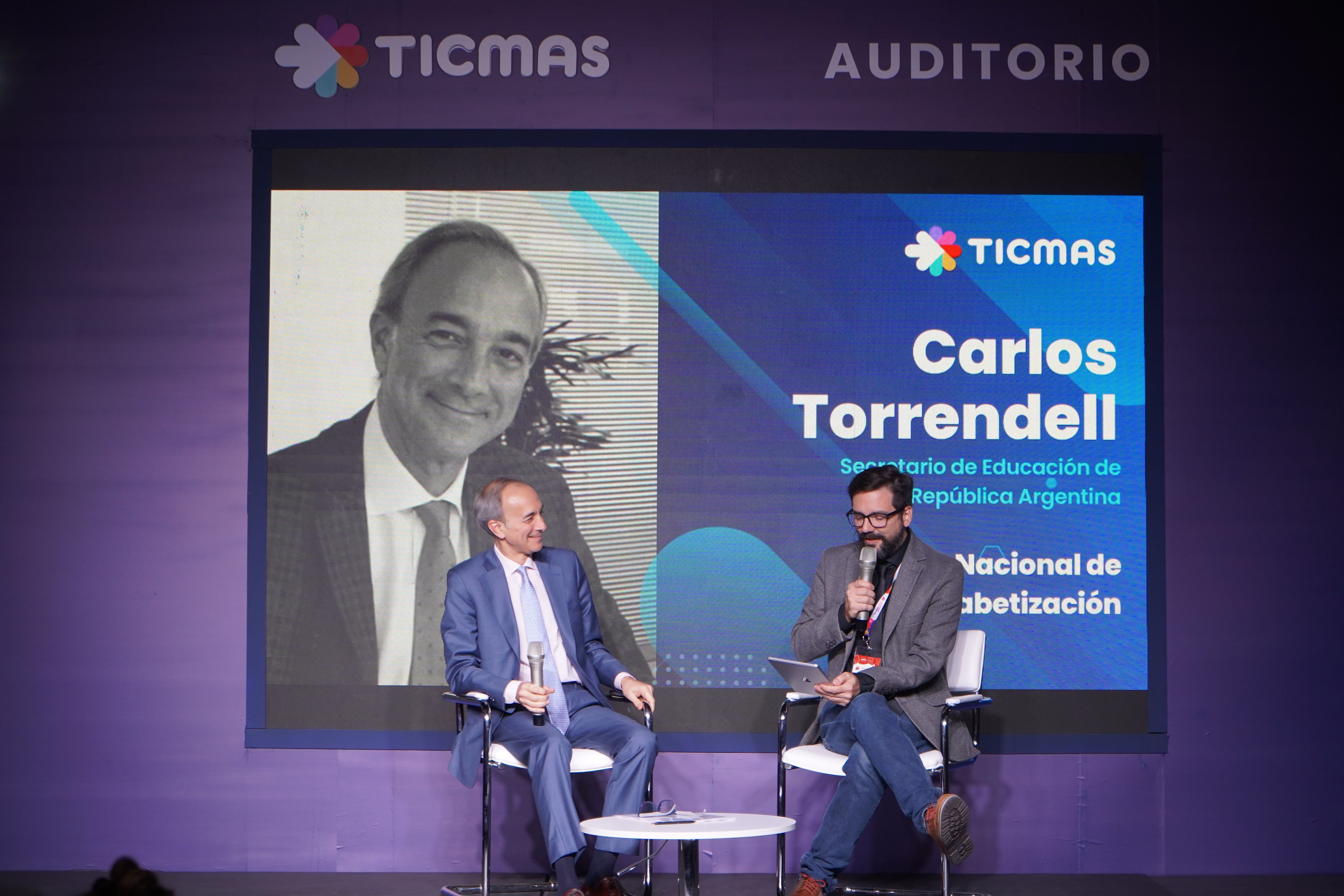 El secretario de Educación de la Nación, Carlos Torrendell, participó en el Seminario de Innovación Educativa de Ticmas