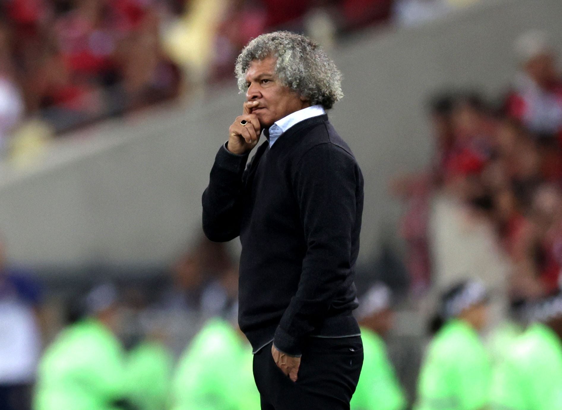 Soccer Football - Copa Libertadores - Group E - Flamengo v Millonarios - Estadio Maracana, Rio de Janeiro, Brazil - May 28, 2024 Millonarios coach Alberto Gamero REUTERS/Ricardo Moraes