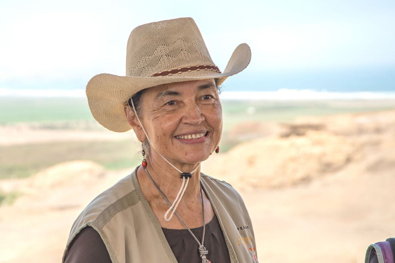 Ruth Shady, investigadora de la Ciudad Sagrada de Caral (Nexos-Universidad de Lima)