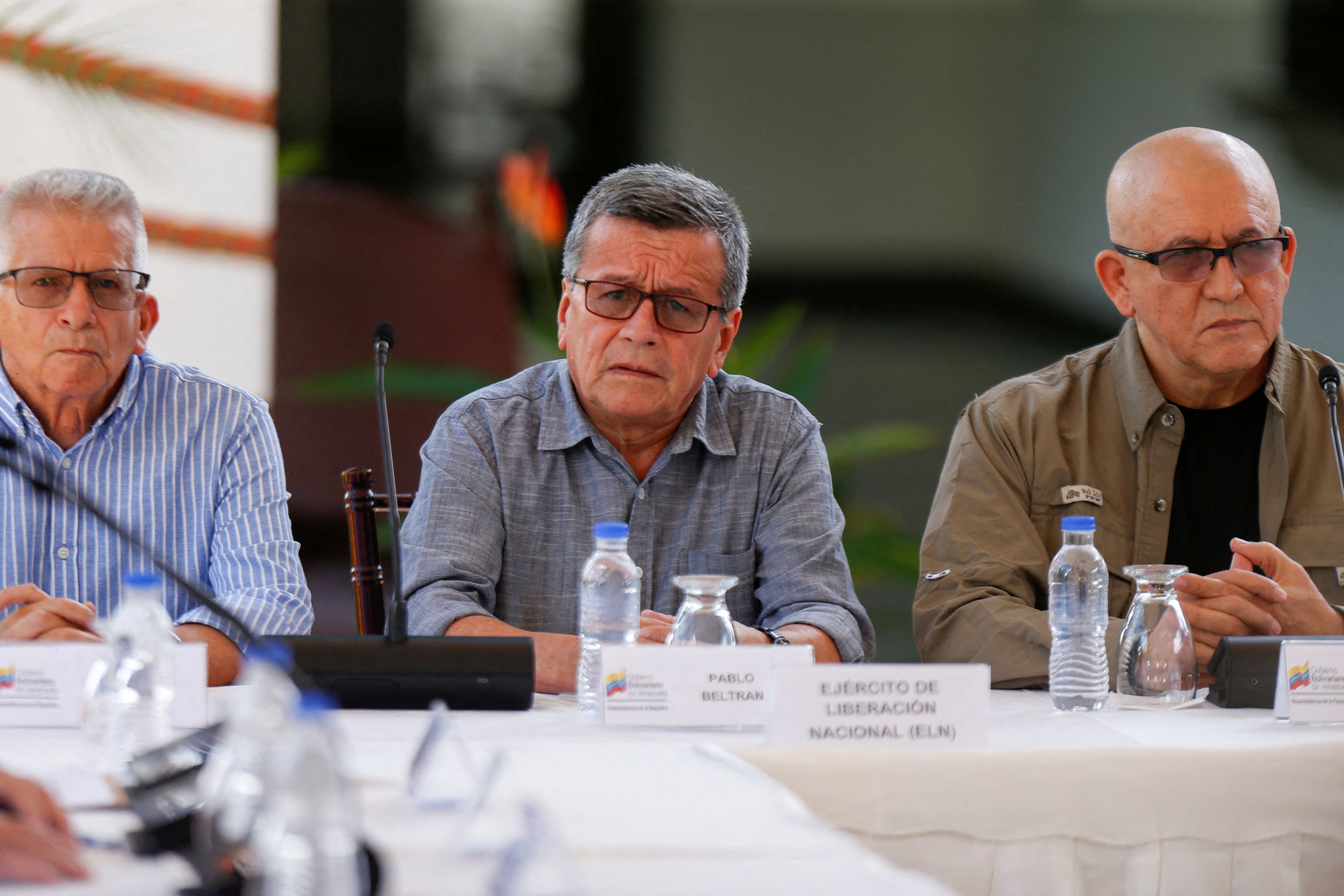 Pablo Beltrán, jefe de la delegación de paz del ELN, señaló que tienen voluntad de discutir el fin de los secuestro - crédito Leonardo Fernandez Viloria/REUTERS/File Photo