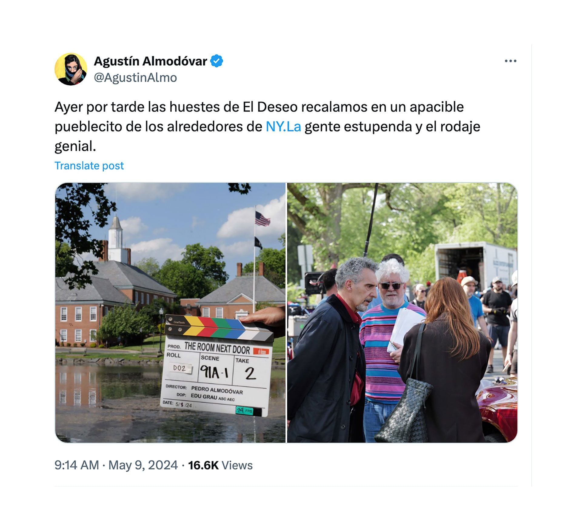 Agustín Almodovar twitter