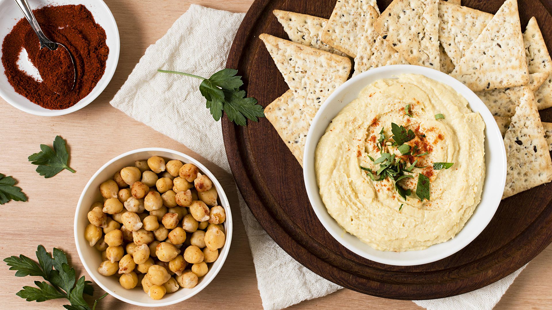 Hummus, Pesaj, recetas saladas