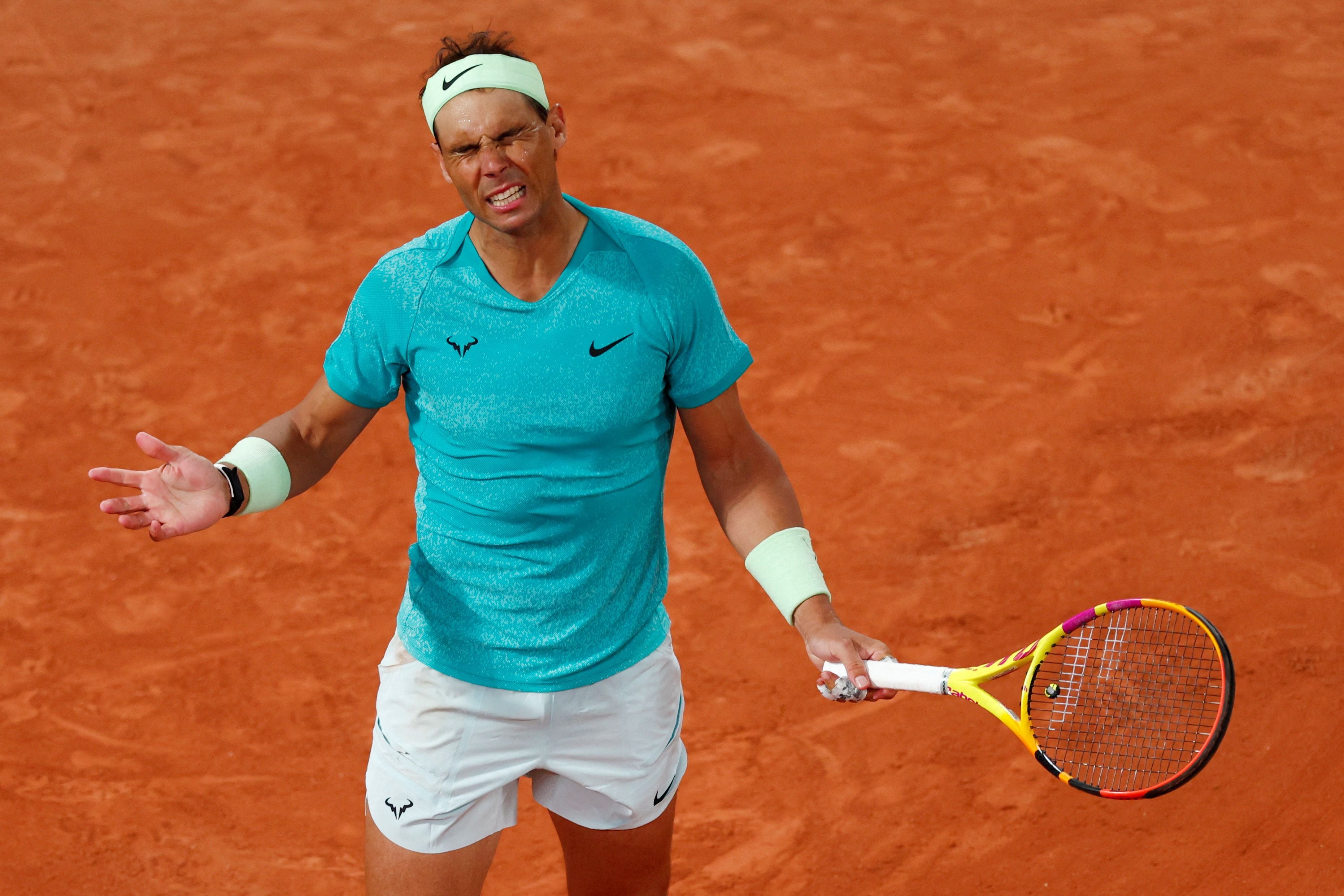 Nadal volvió al circuito tras que más alegrías le dio (Reuters)