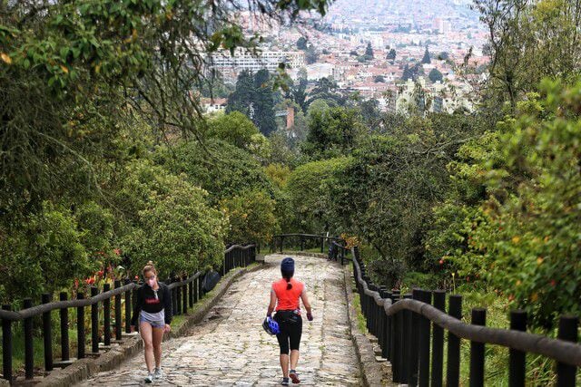 Senderos del cerro de Monserrate - crédito Colprensa