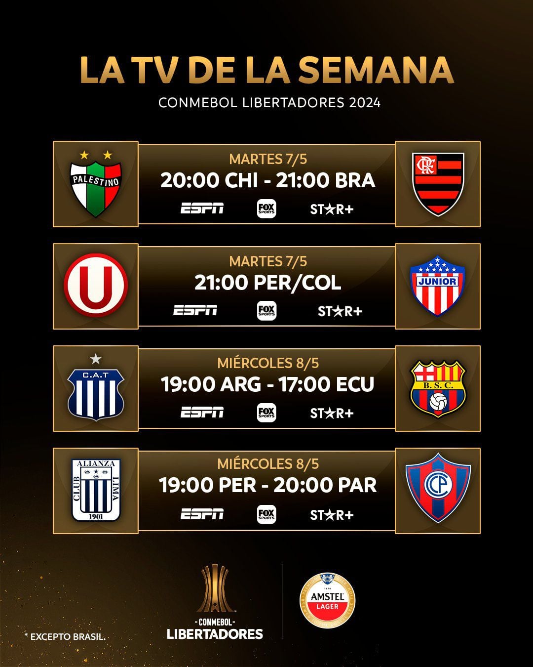 Canal TV y streaming para el Alianza Lima vs Cerro Porteño por Copa Libertadores 2024.