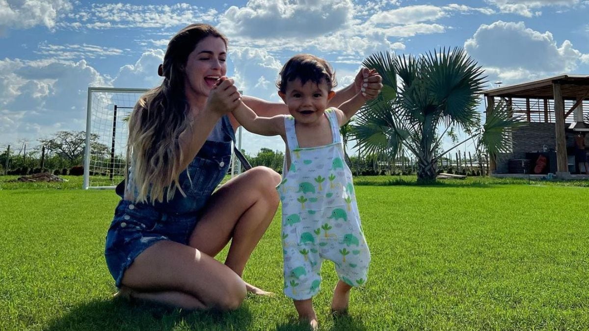 Cristina Hurtado está orgullosa de haberse convertido en mamá con más de 40 con Mateo, su hijo menor - crédito @crisshurtado/Instagram