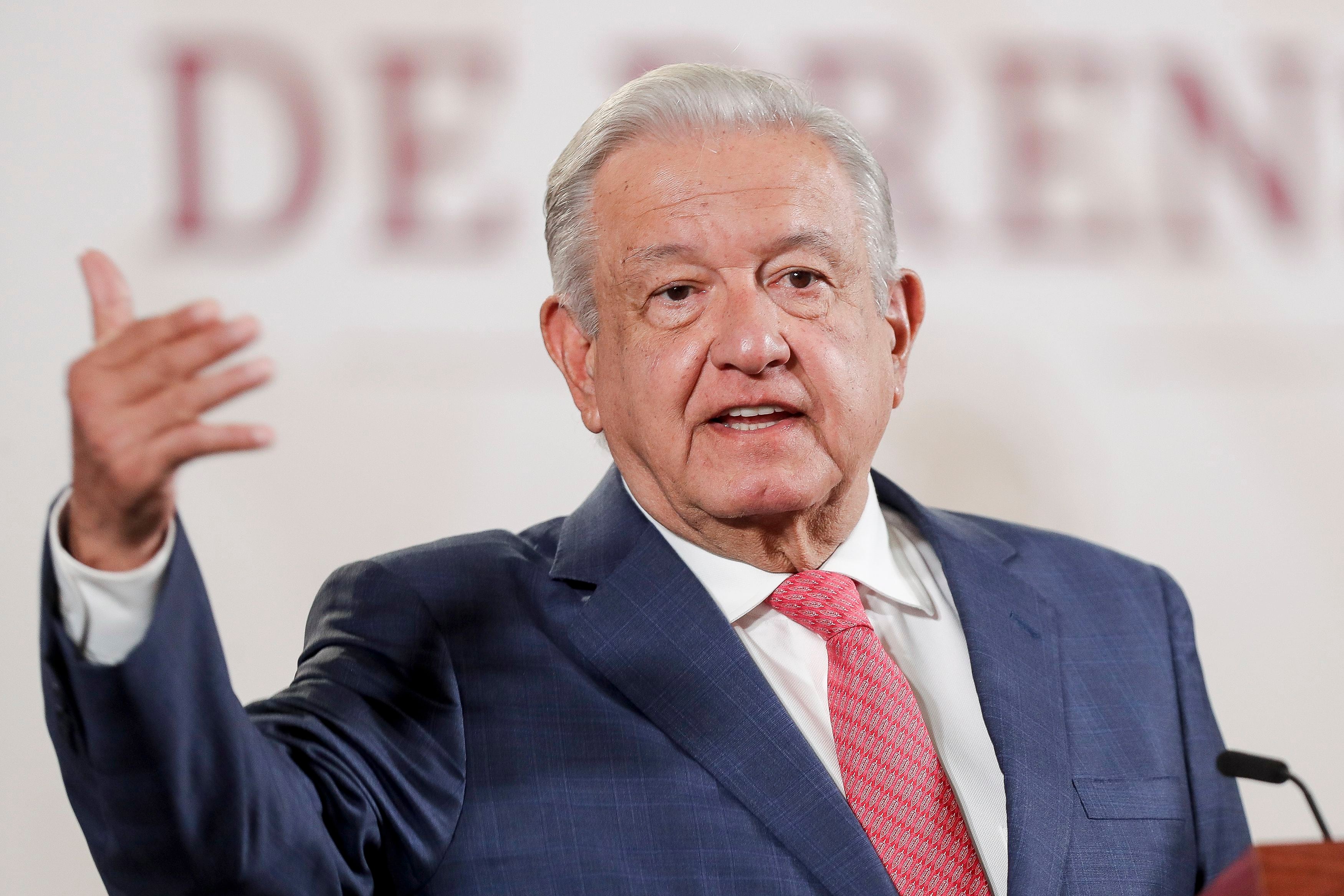 El presidente de México Andrés Manuel López Obrador habló sobre la gran final del futbol mexicano (EFE/ Isaac Esquivel)