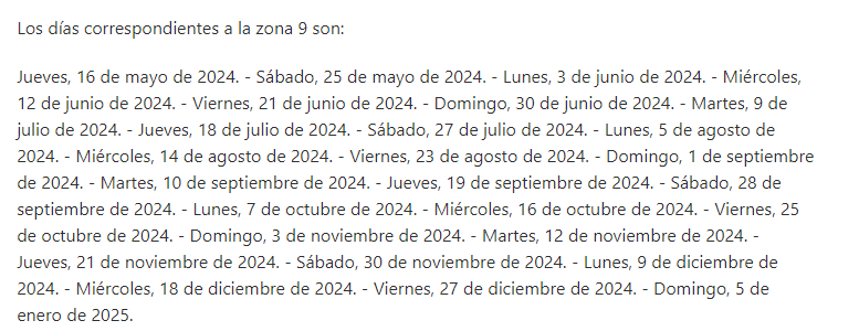 Fechas del corte del suministro de agua potable en la zona 9 - crédito Infobae