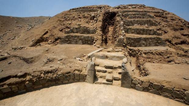 El complejo arqueológico de Áspero en Caral (Zona Caral)