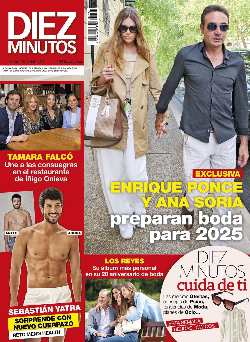 Portada de la revista 'Diez Minutos' del 22 de mayo de 2024.