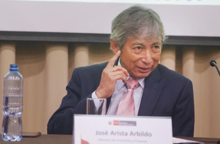 José Arista, titular del MEF.