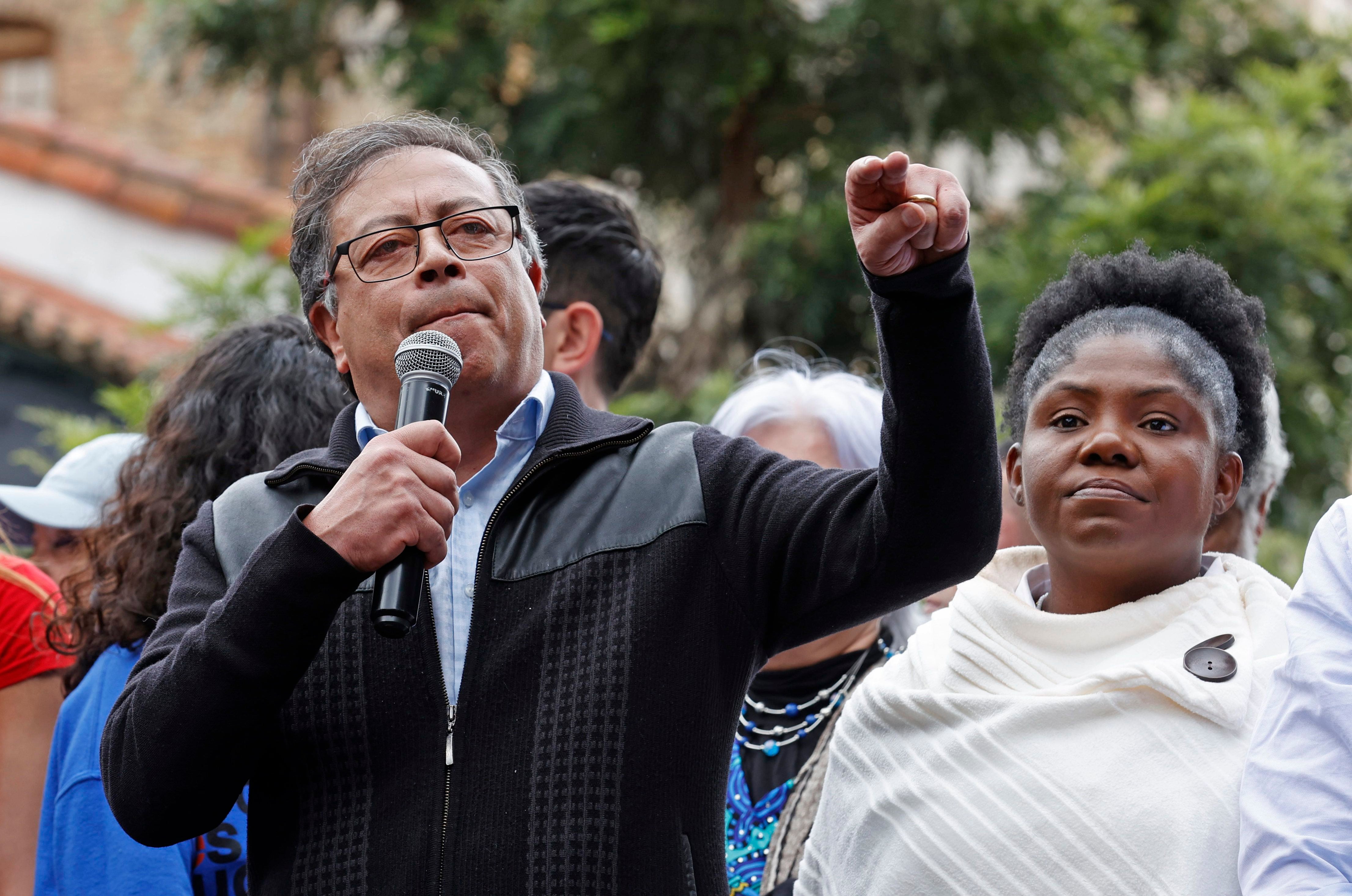 El presidente Gustavo Petro y la vicepresidenta Francia Márquez se vieron favorecidos por un fallo del Consejo de Estado, ante la demanda de un ciudadano - crédito Mauricio Dueñas Castañeda/EFE