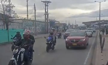 Se registra alto flujo vehicular por la calle 80 - crédito Bogotá Tránsito