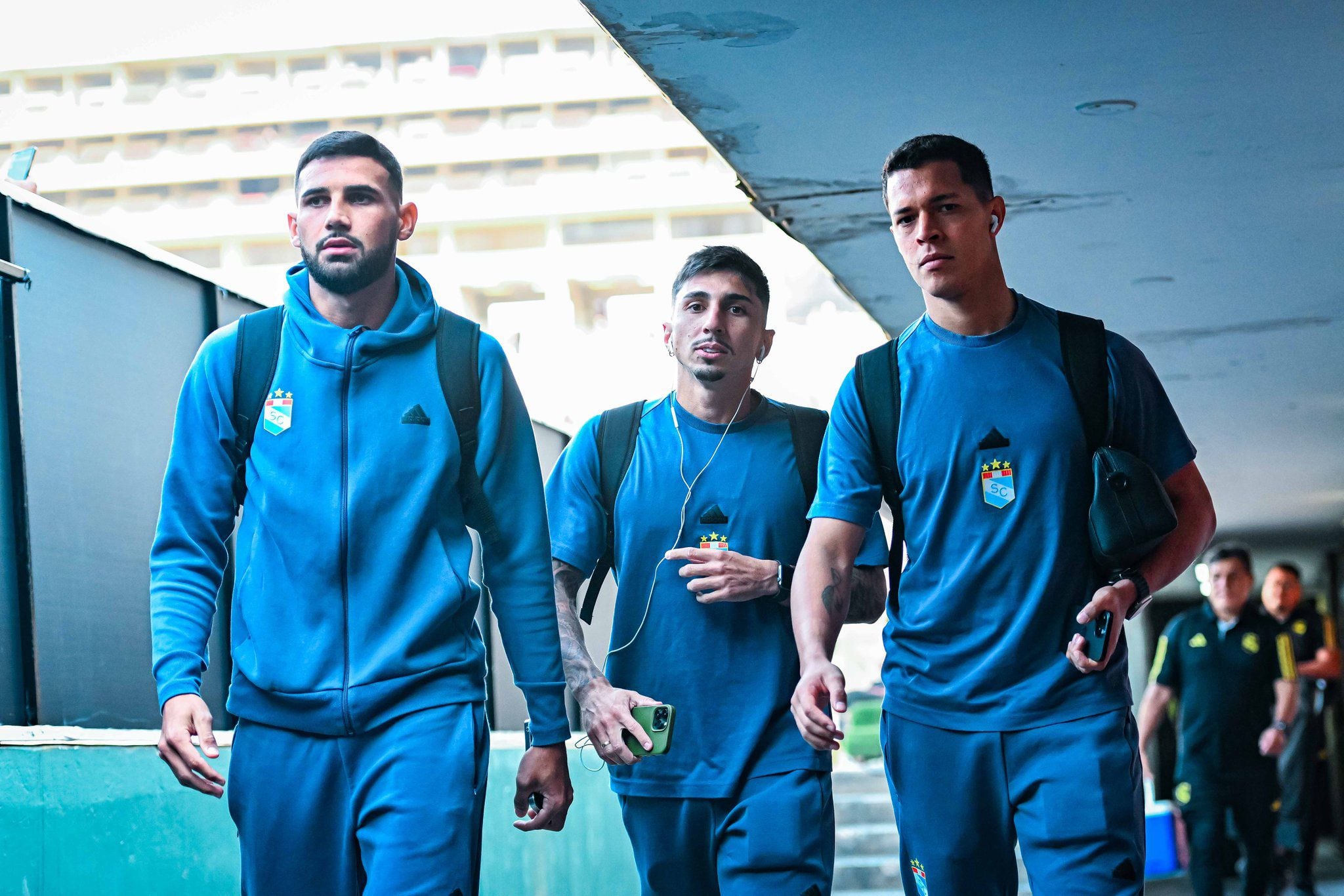 Sporting Cristal llegó al estadio Monumental para enfrentar a Universitario.