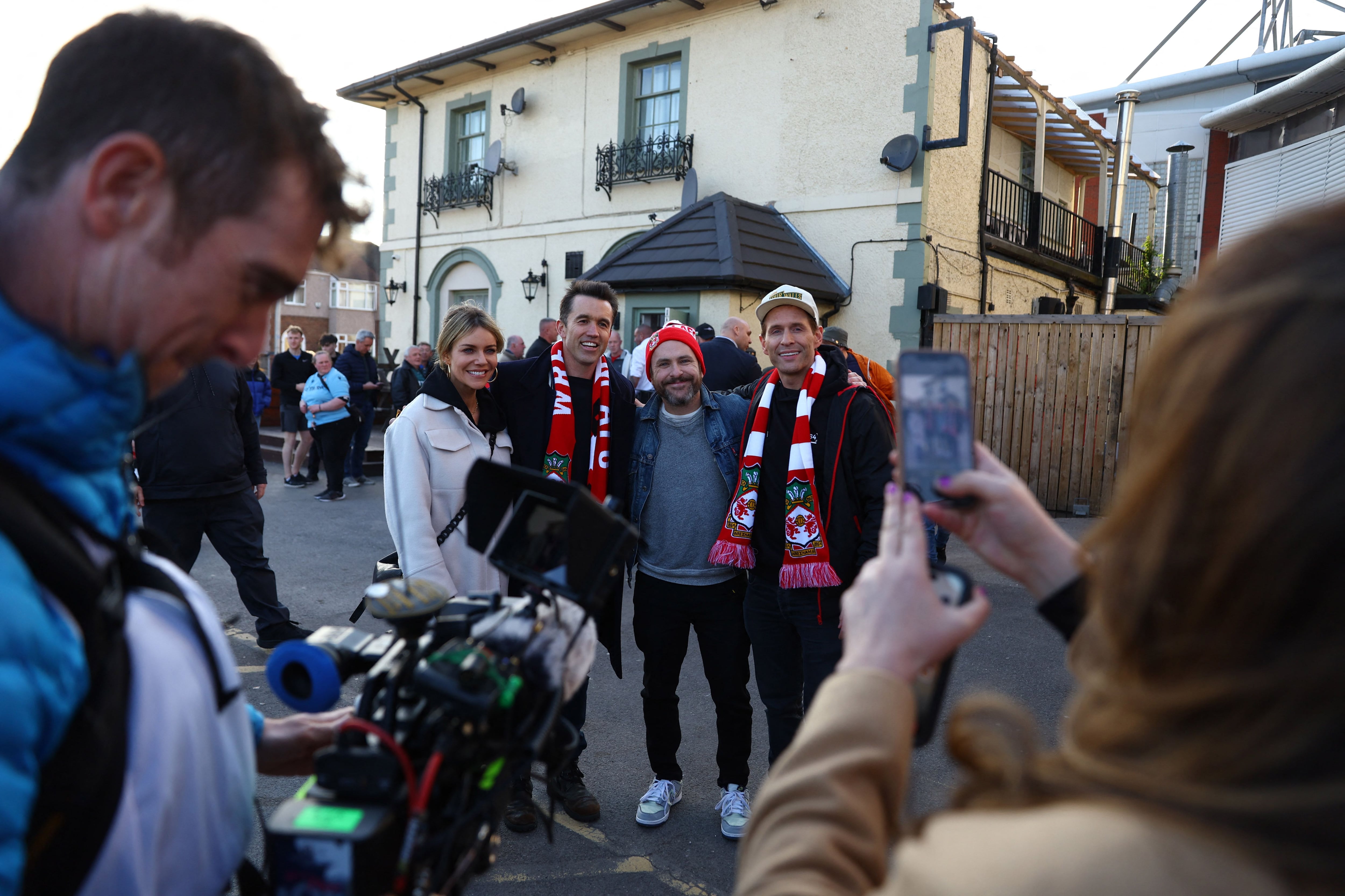 Eventos culturales y victorias deportivas marcan una nueva era para Wrexham. (REUTERS/Carl Recine)