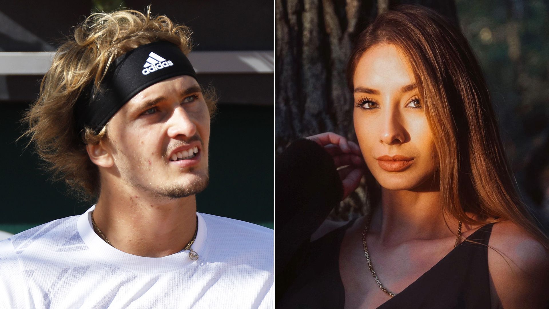 Alexander Zverev y su ex novia, Brenda Patea