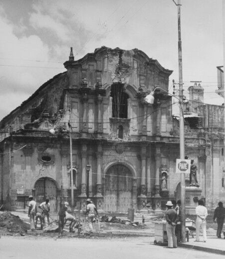 Terremoto en Popayán (Cauca) en 1983. (Crédito: Colprensa)