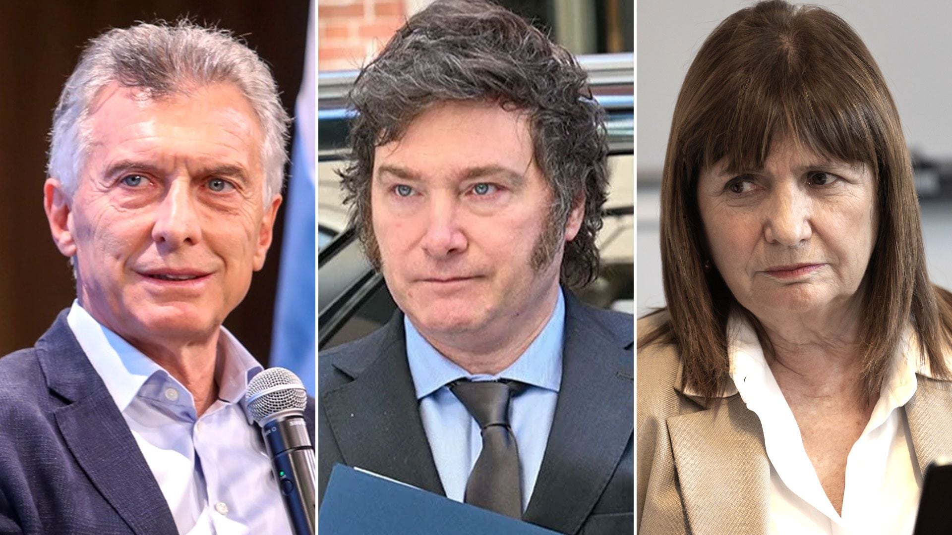 mauricio macri javier milei patricia bullrich