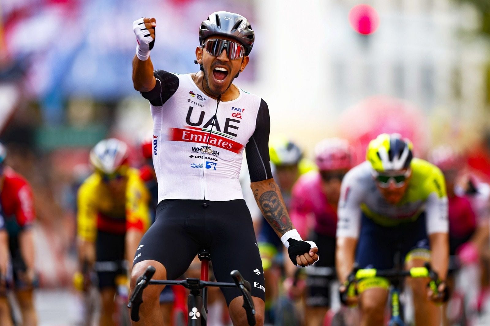 07/09/2023 El ciclista colombiano Juan Sebastián Molano (UAE Team Emirates) se ha adjudicado la duodécima etapa de La Vuelta a España.
ARAGÓN ESPAÑA EUROPA ZARAGOZA DEPORTES
UNIPUBLIC/SPRINT CYCLING AGENCY
