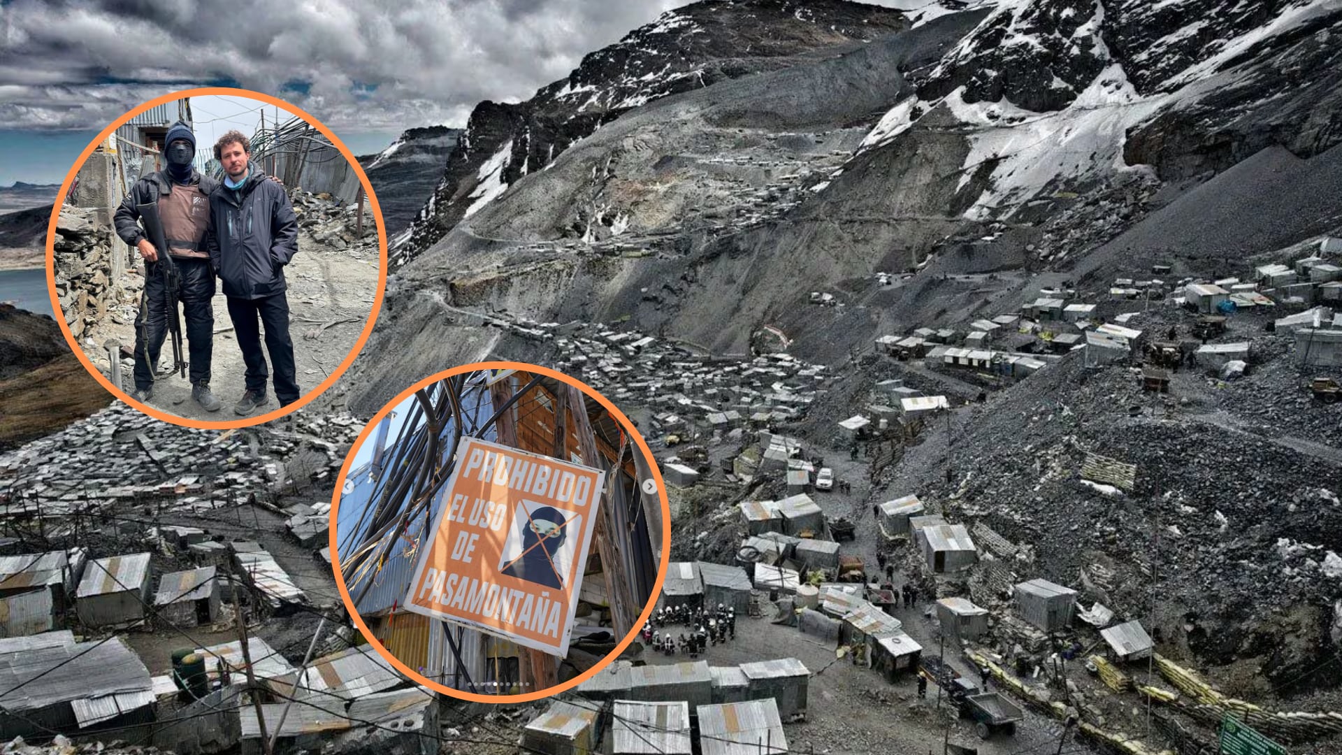 Luisito Comunica llevó sus cámaras a La Rinconada para mostrar al mundo las complejidades de la altitud, la escasez de oxígeno y la inseguridad que impera en esta zona peruana. (Composición: Infobae / Luisito Comunica / Andina)