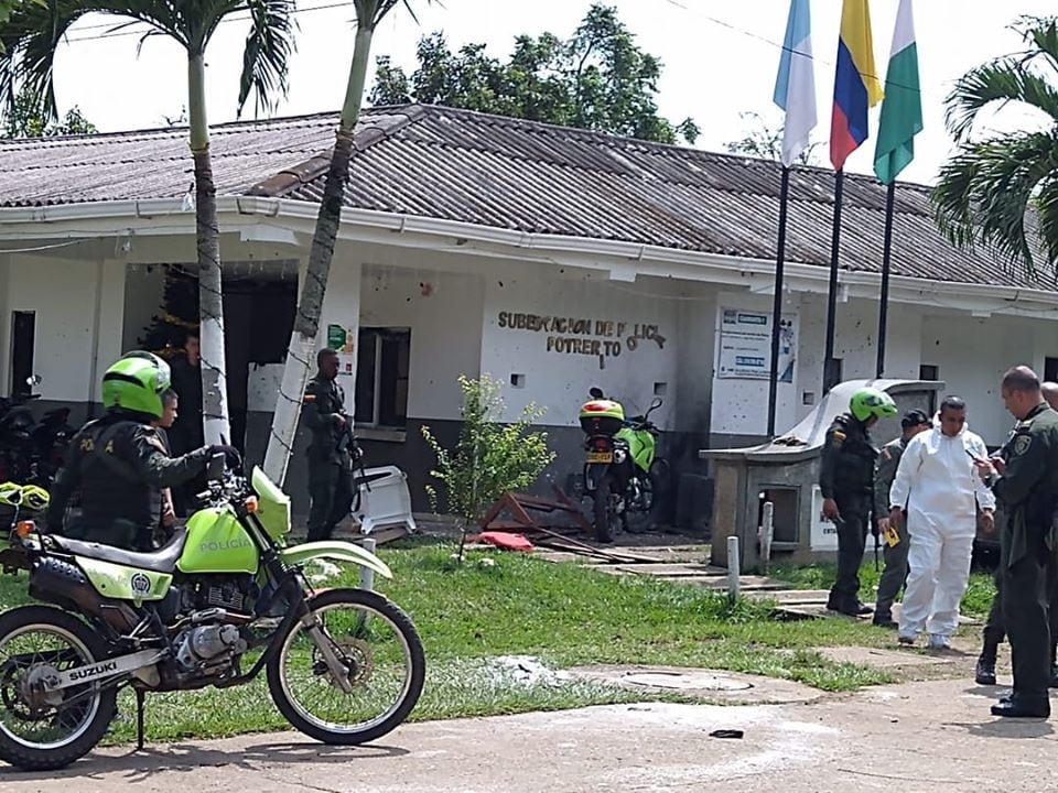 Atacan subestación de Policía en Jamundí (Valle del Cauca)